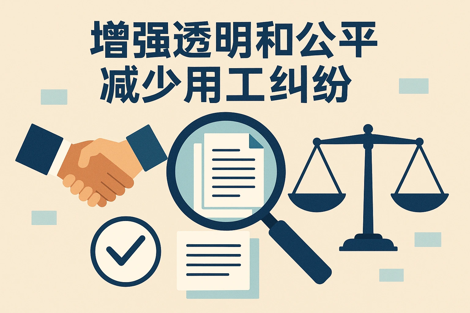增强透明和公平，减少用工纠纷