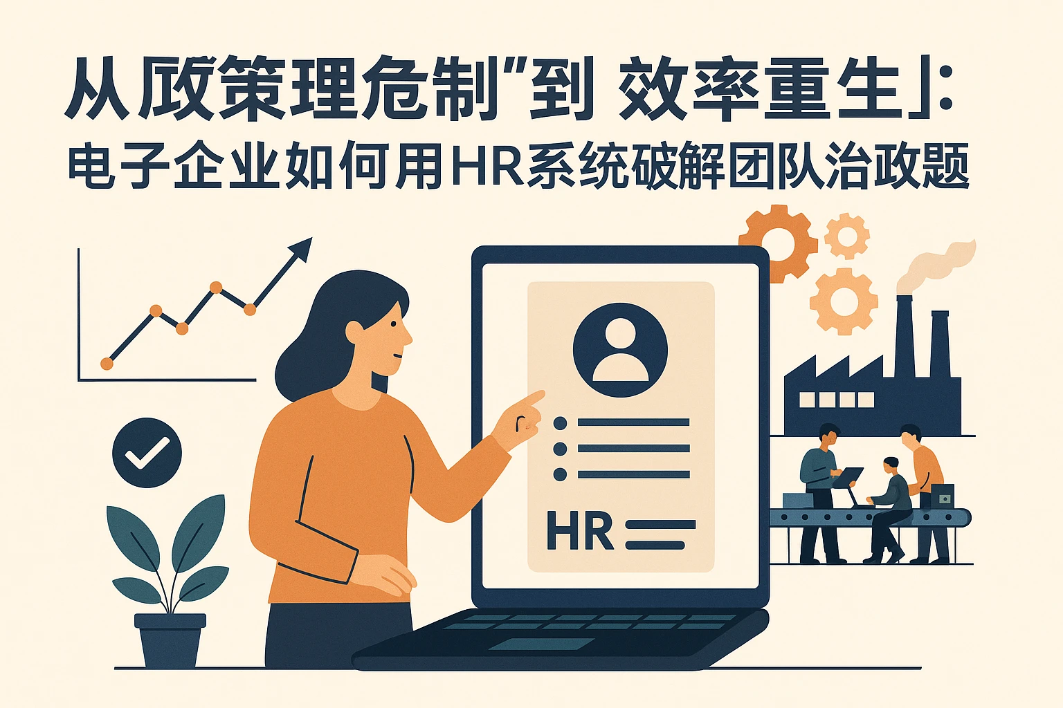 从“管理危机”到“效率重生”：电子企业如何用HR系统破解团队治理难题