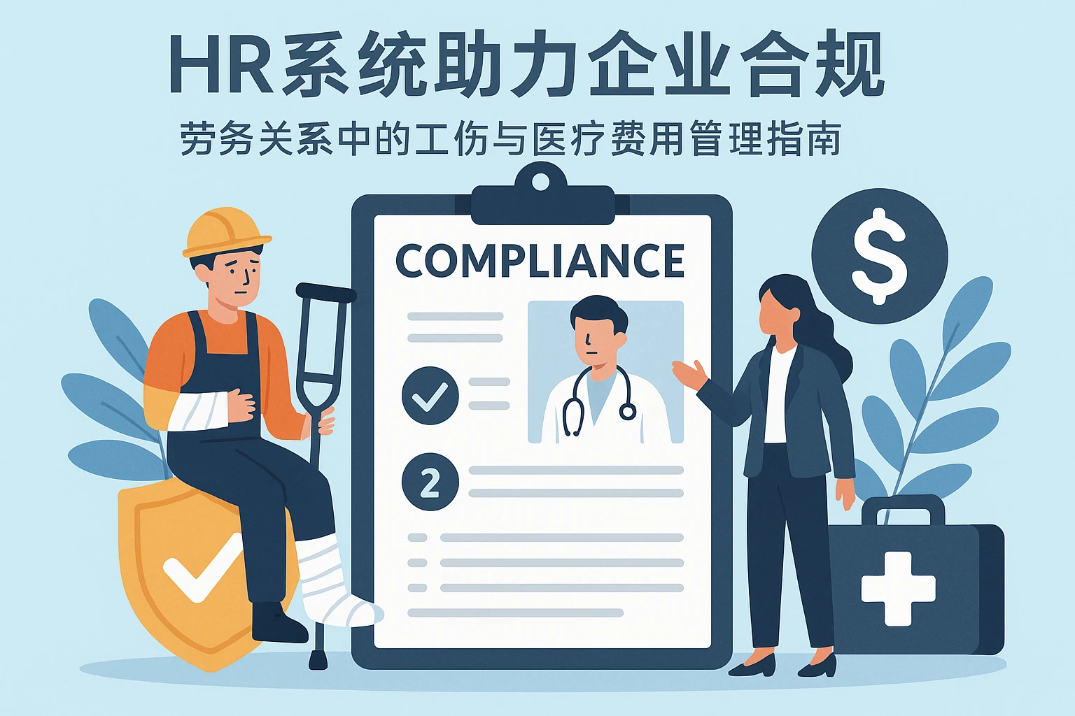 HR系统助力企业合规：劳务关系中的工伤与医疗费用管理指南