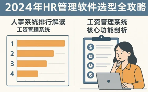2024年HR管理软件选型全攻略：人事系统排行榜解读与工资管理系统核心功能剖析