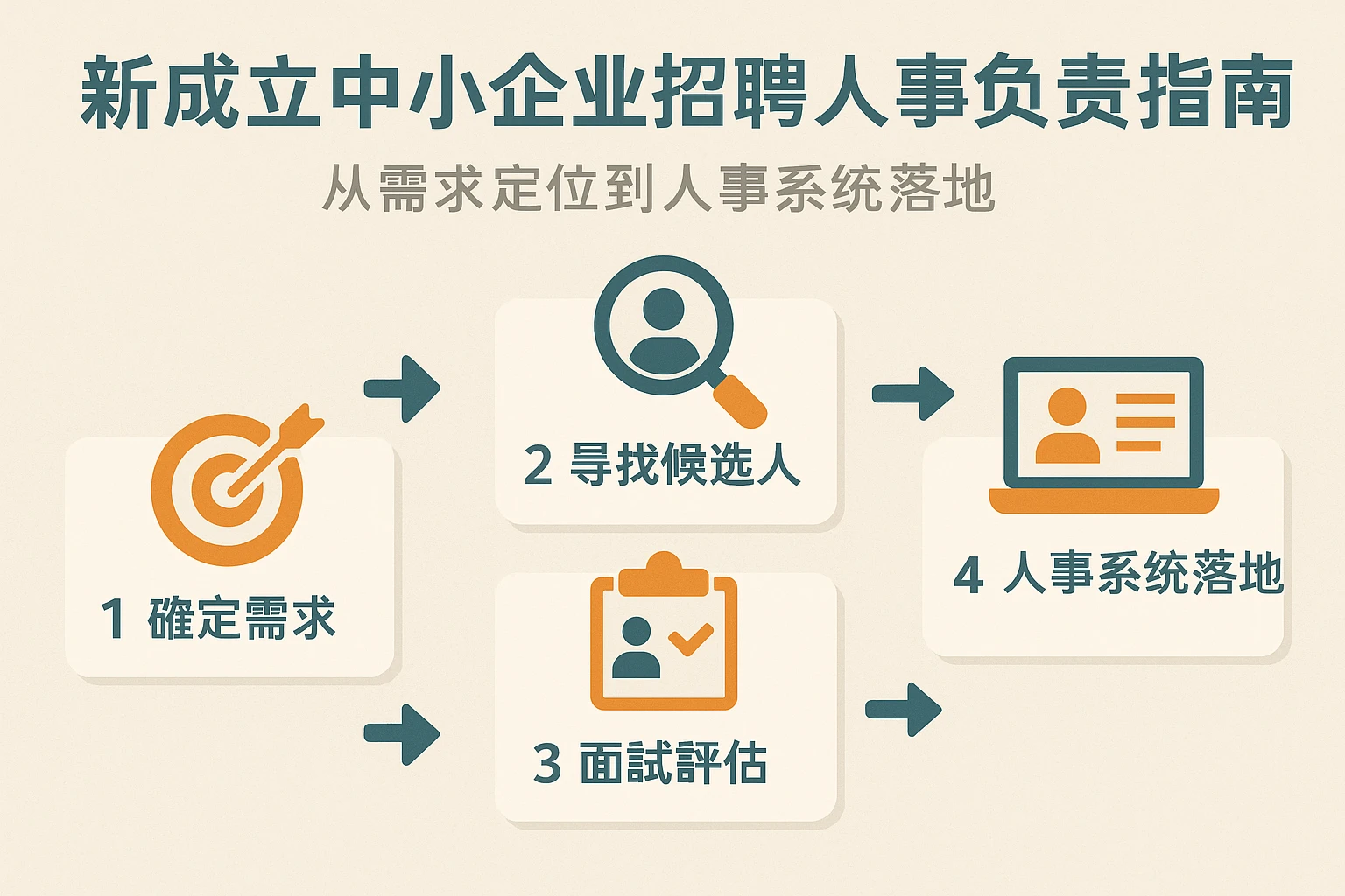 新成立中小企业招聘人事负责人指南：从需求定位到人事系统落地