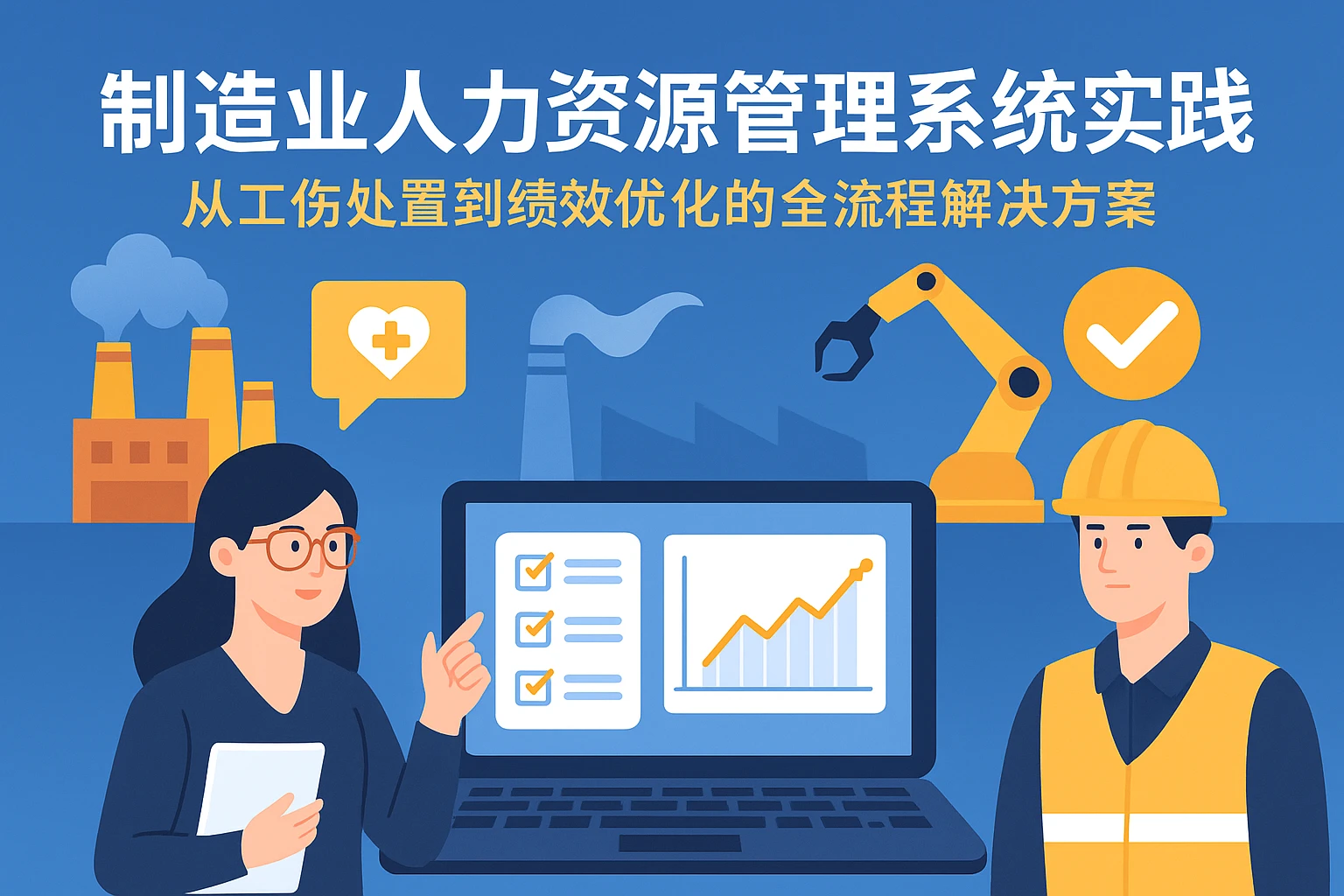 制造业人力资源管理系统实践：从工伤处置到绩效优化的全流程解决方案