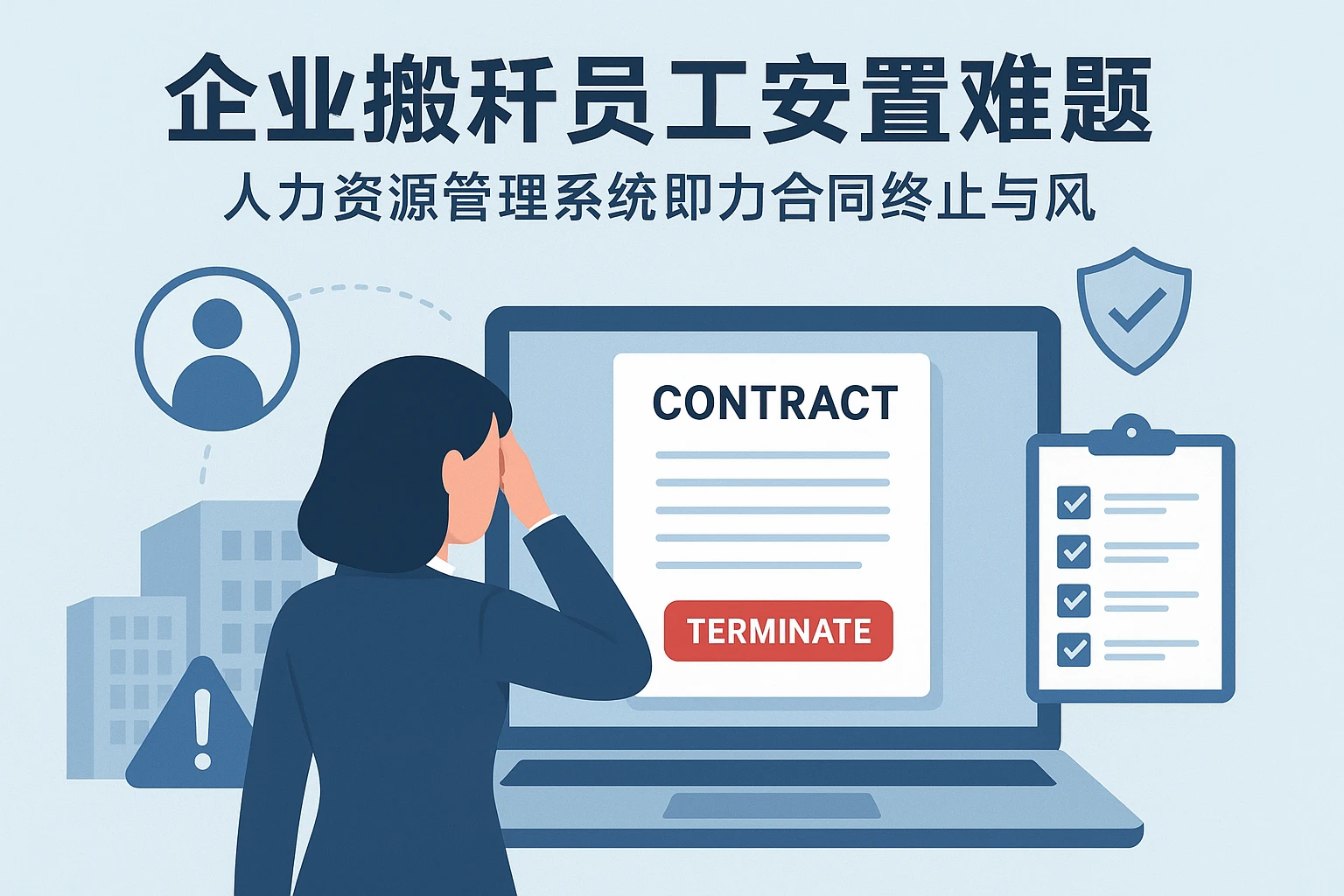 企业搬迁员工安置难题:人力资源管理系统如何助力合同终止与风险管控?