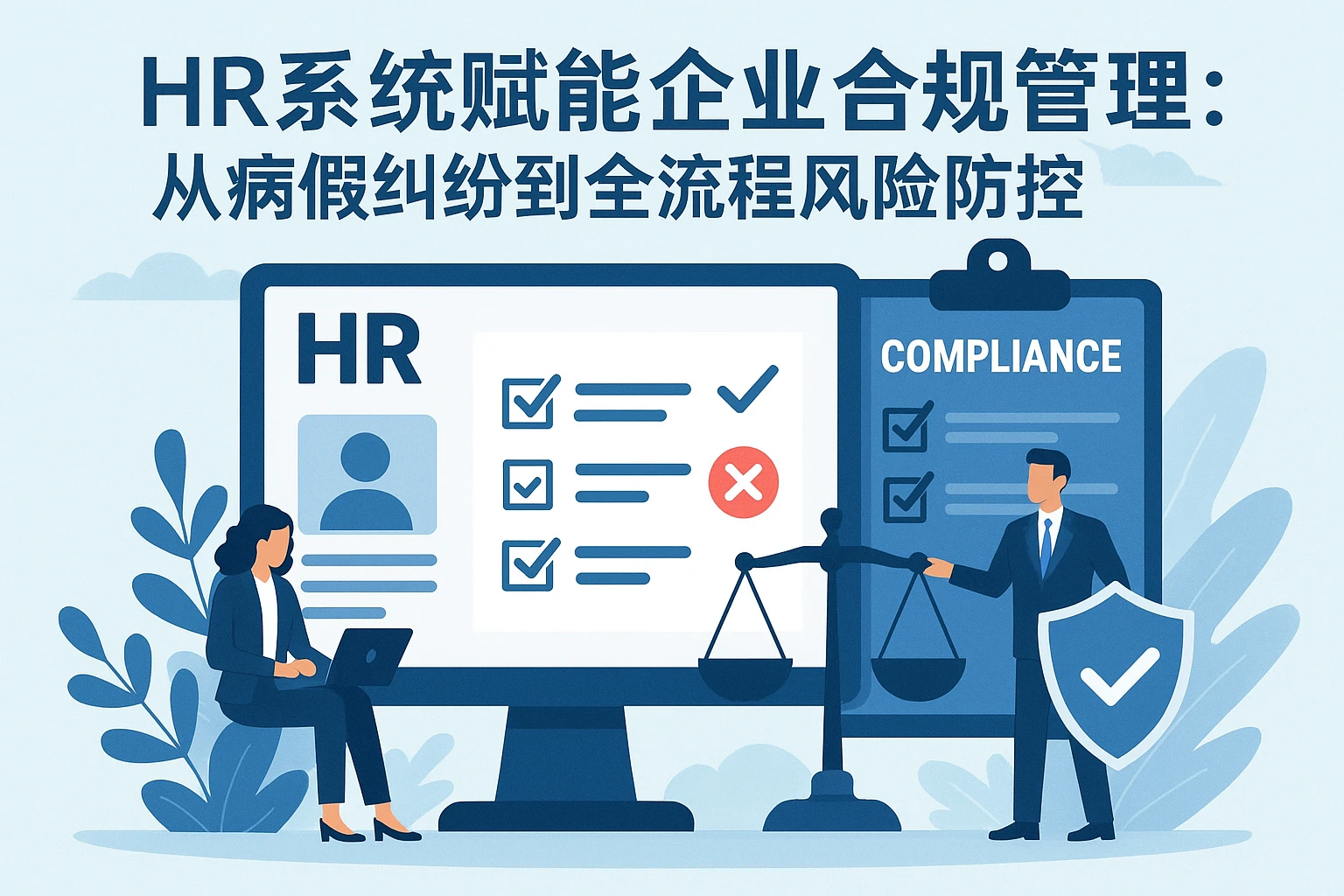 HR系统赋能企业合规管理：从病假纠纷到全流程风险防控