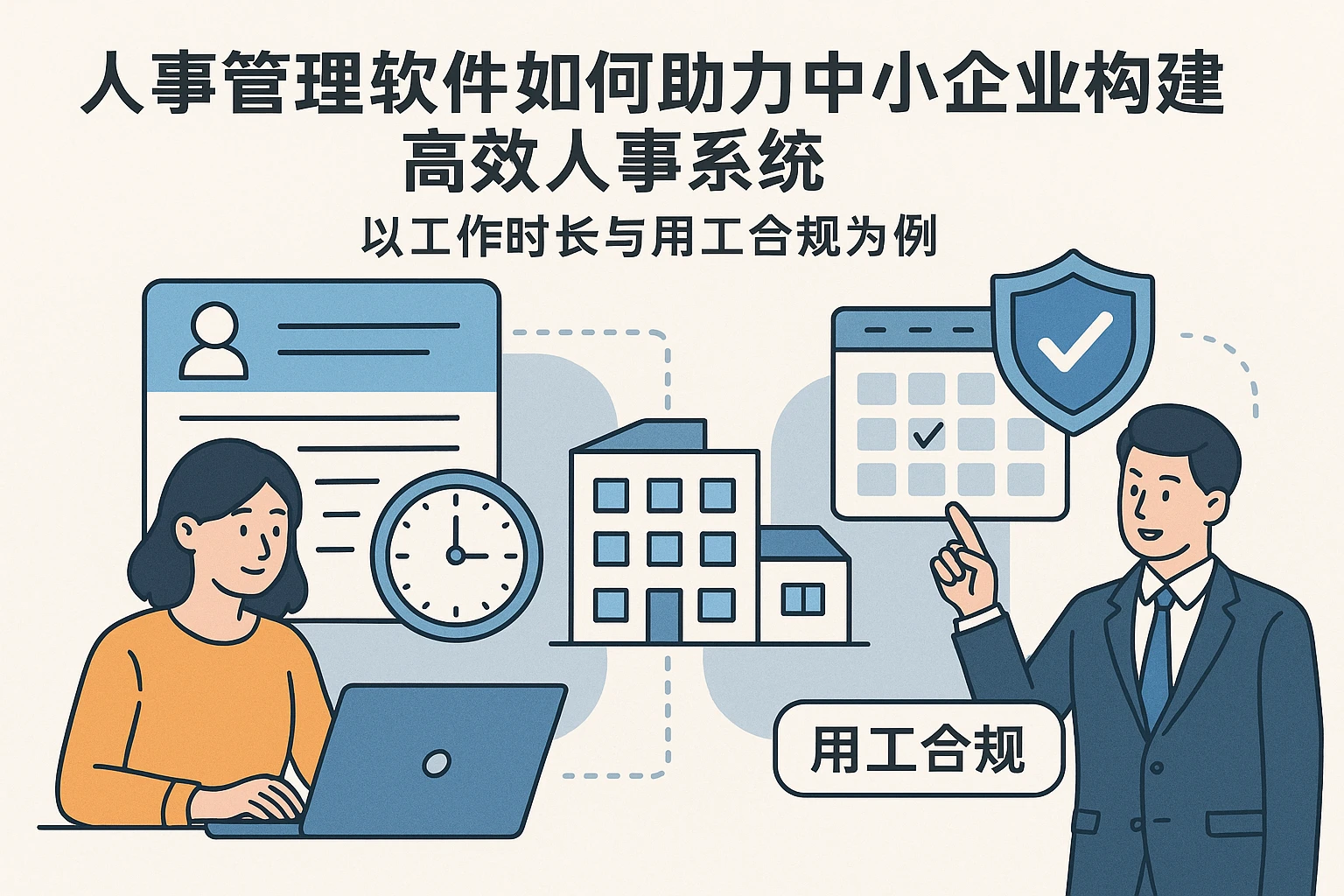 人事管理软件如何助力中小企业构建高效人事系统：以工作时长与用工合规为例