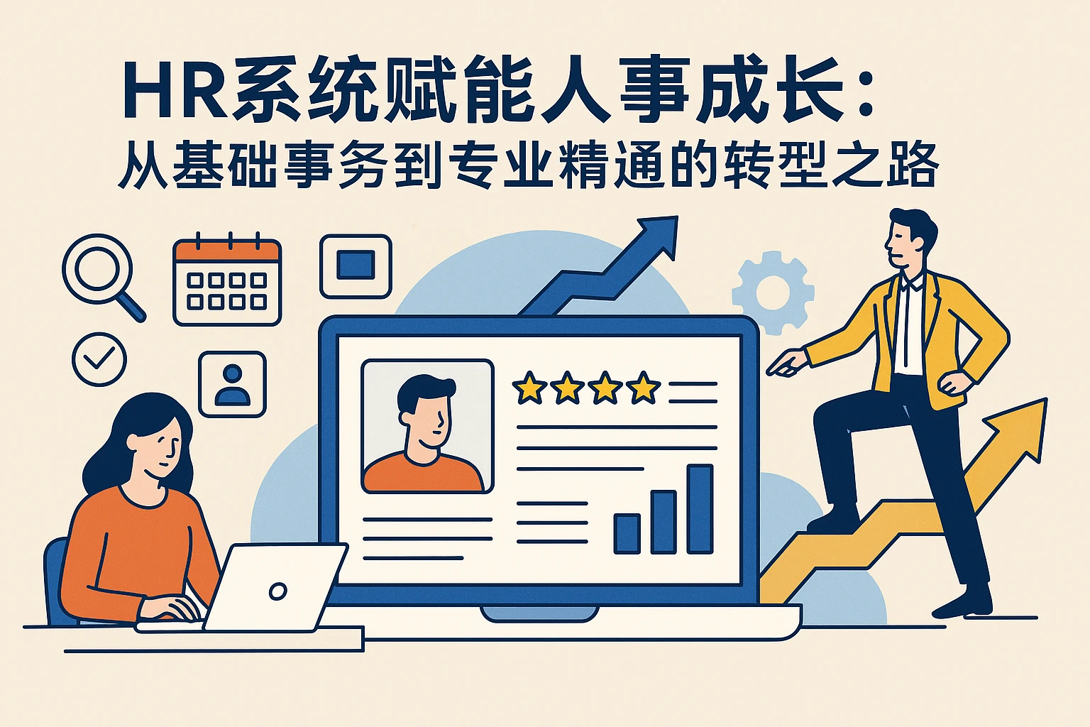 HR系统赋能人事成长：从基础事务到专业精通的转型之路