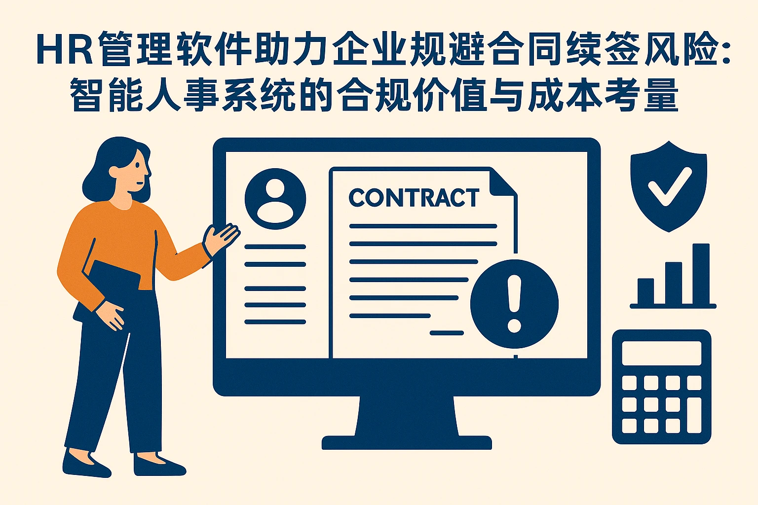 HR管理软件助力企业规避合同续签风险：智能人事系统的合规价值与成本考量