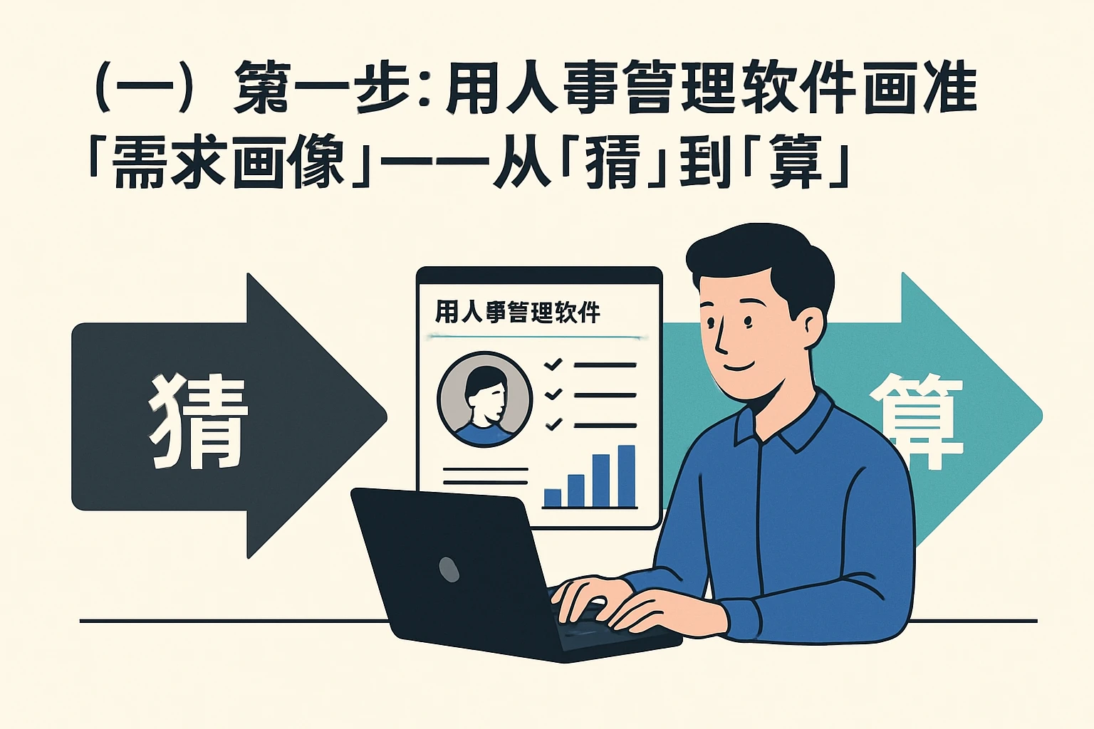 （一）第一步：用人事管理软件画准“需求画像”——从“猜”到“算”