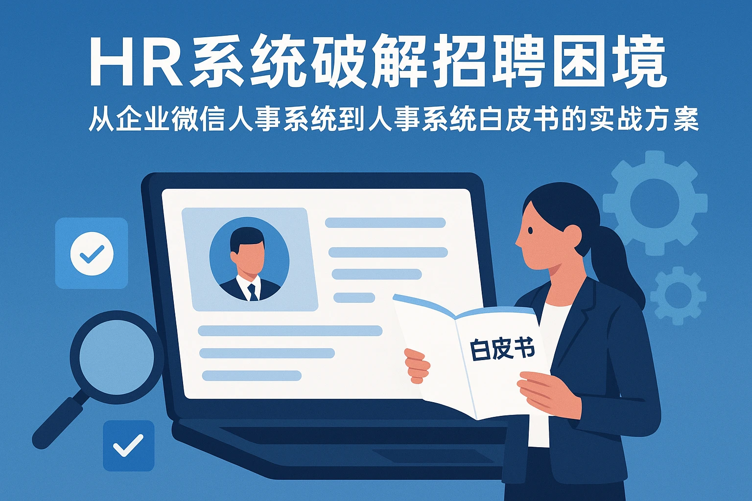 HR系统破解招聘困境：从企业微信人事系统到人事系统白皮书的实战方案