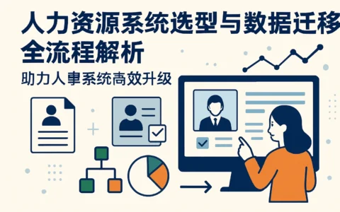 人力资源系统选型与数据迁移全流程解析——助力人事系统高效升级
