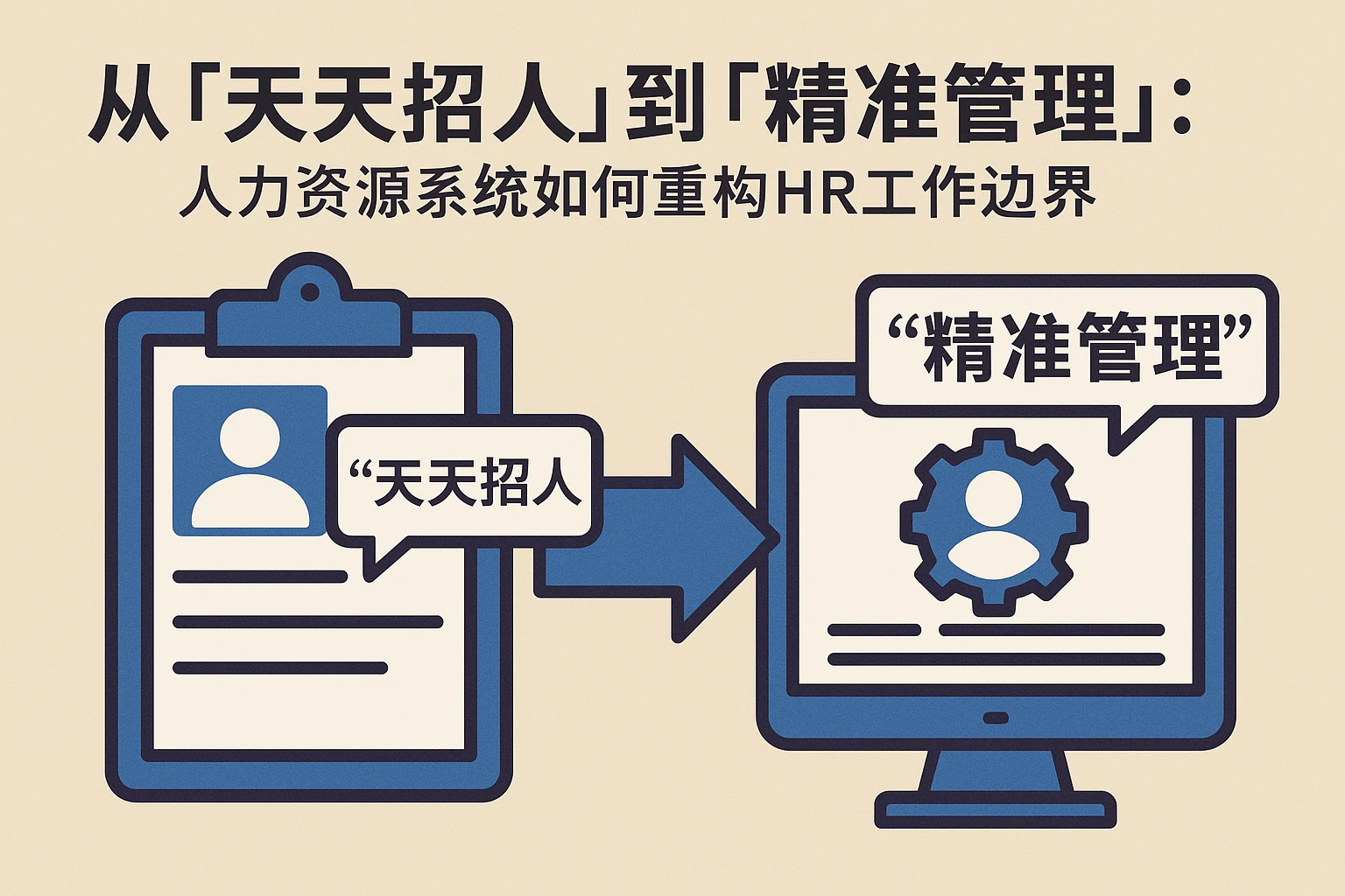 从“天天招人”到“精准管理”：人力资源系统如何重构HR工作边界