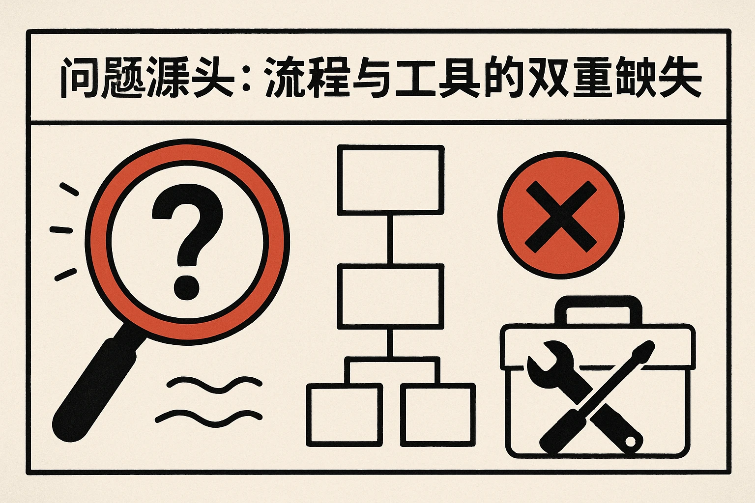 问题源头：流程与工具的双重缺失