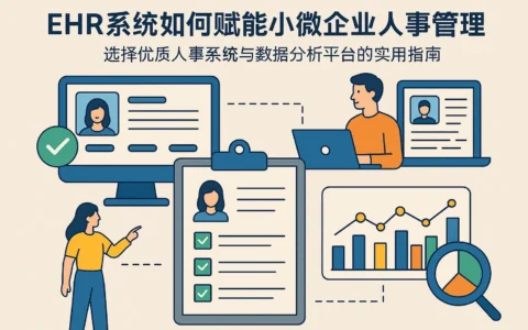 EHR系统如何赋能小微企业人事管理——选择优质人事系统与数据分析平台的实用指南