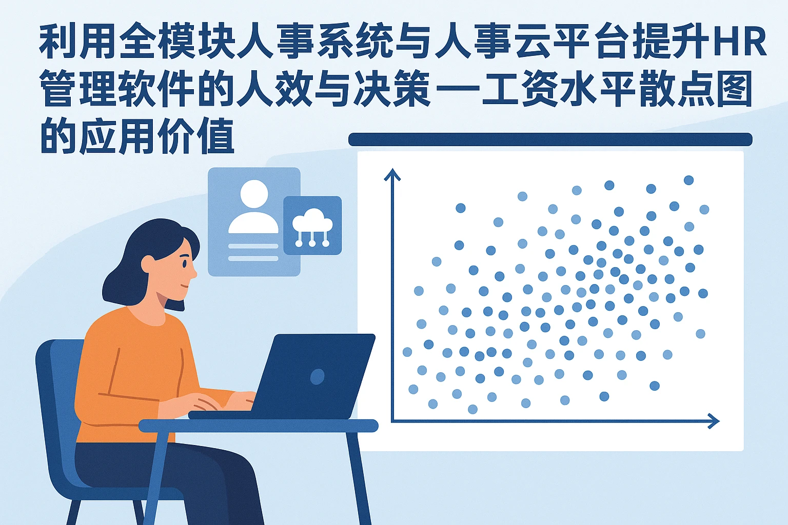 利用全模块人事系统与人事云平台提升HR管理软件的人效与决策——工资水平散点图的应用价值