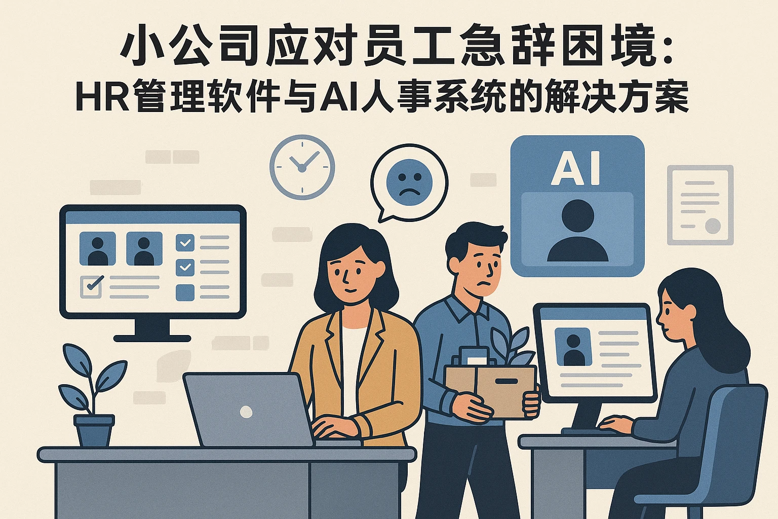 小公司应对员工急辞困境：HR管理软件与AI人事系统的解决方案