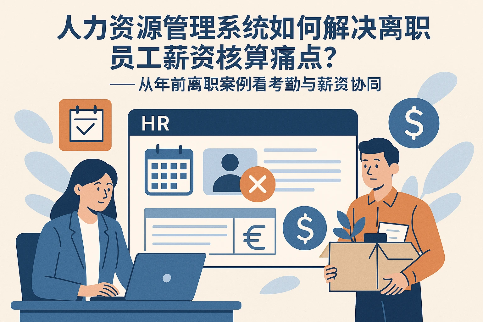 人力资源管理系统如何解决离职员工薪资核算痛点？——从年前离职案例看考勤与薪资协同