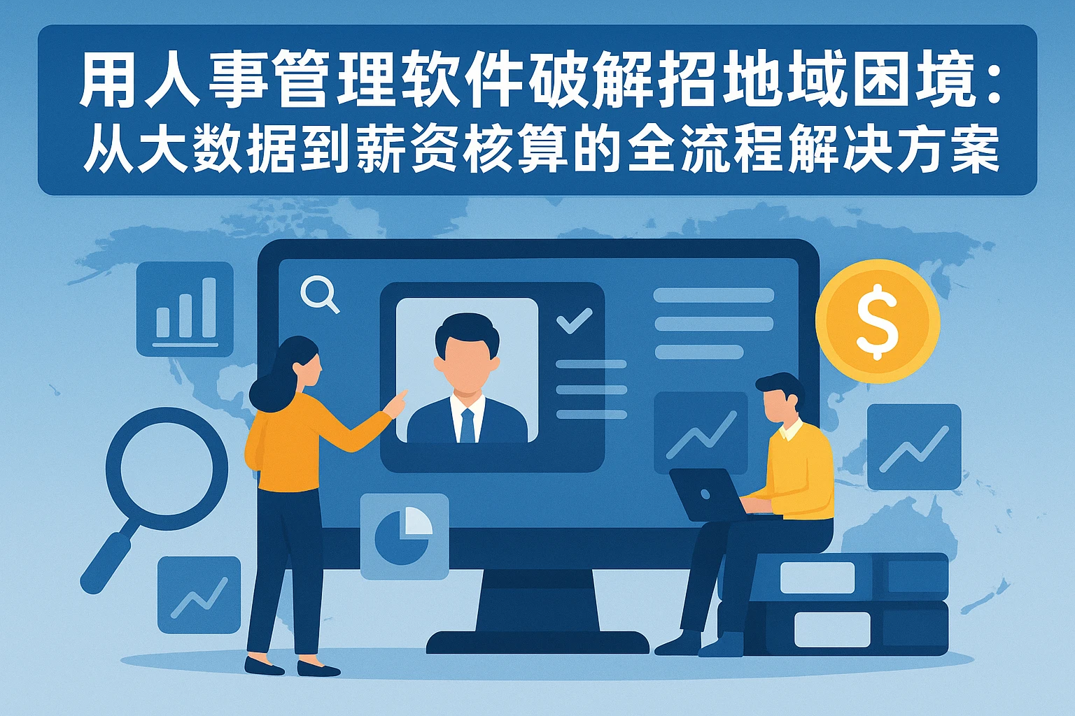 用人事管理软件破解招聘地域困境：从大数据到薪资核算的全流程解决方案