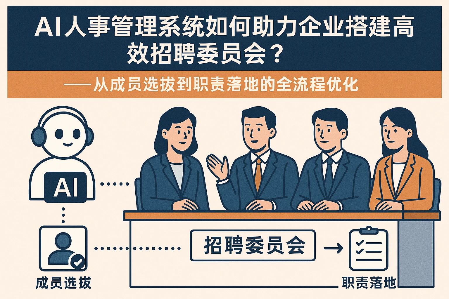 AI人事管理系统如何助力企业搭建高效招聘委员会？——从成员选拔到职责落地的全流程优化