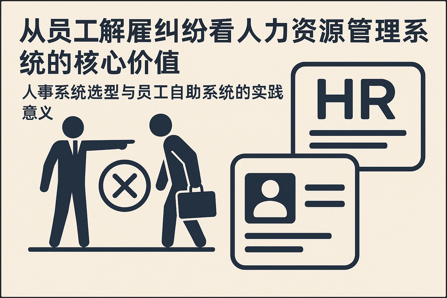 从员工解雇纠纷看人力资源管理系统的核心价值——人事系统选型与员工自助系统的实践意义