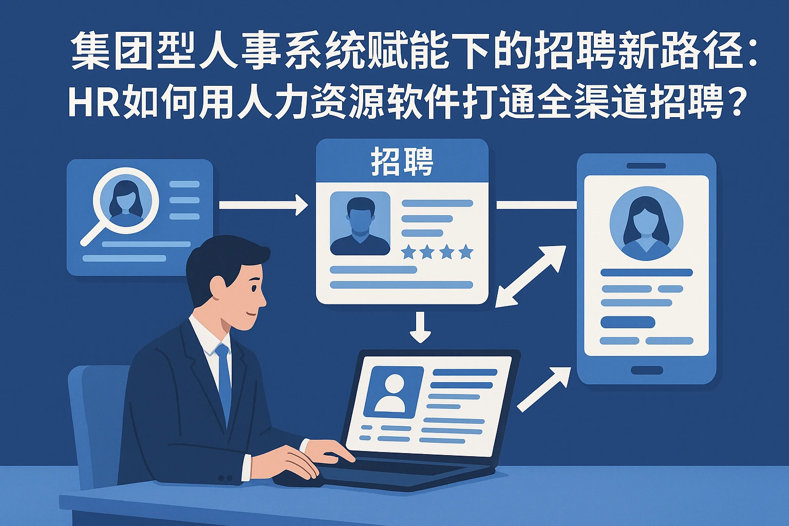 集团型人事系统赋能下的招聘新路径：HR如何用人力资源软件打通全渠道招聘？