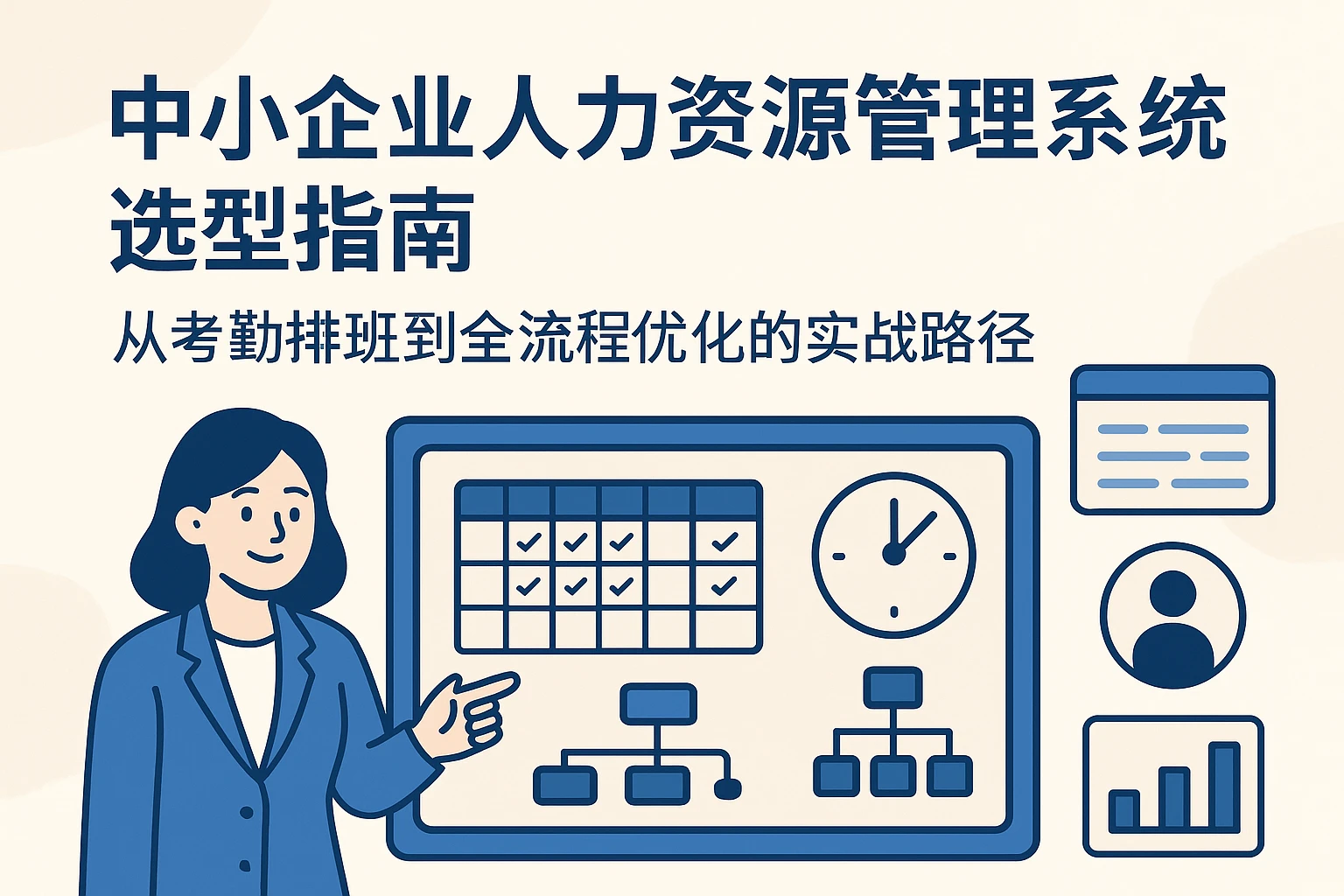 中小企业人力资源管理系统选型指南：从考勤排班到全流程优化的实战路径
