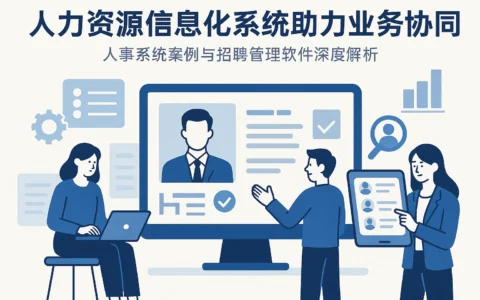 人力资源信息化系统助力业务协同——人事系统案例与招聘管理软件深度解析