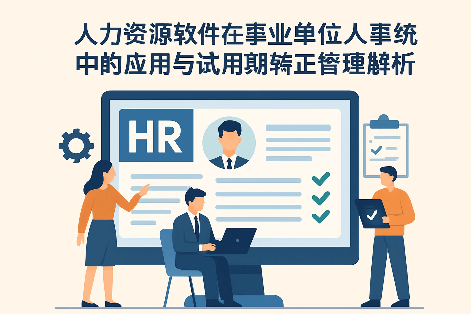 人力资源软件在事业单位人事系统中的应用与试用期转正管理解析
