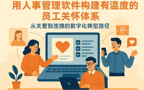 用人事管理软件构建有温度的员工关怀体系：从关爱到连接的数字化转型路径