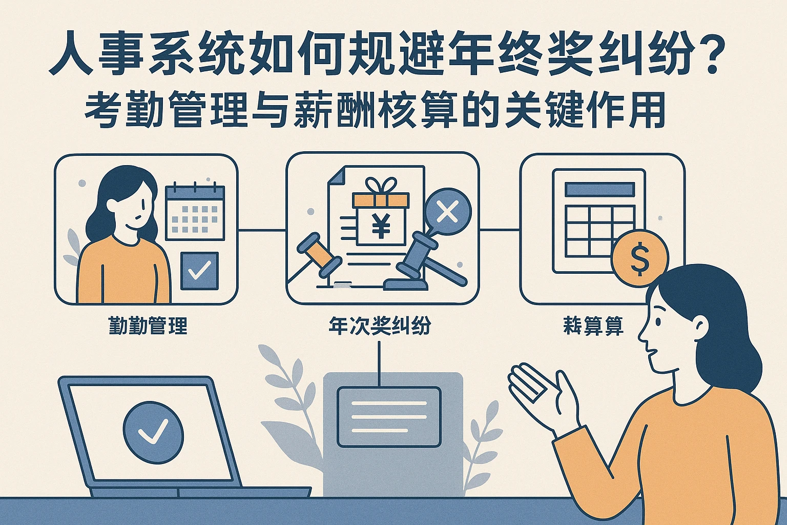 人事系统如何规避年终奖纠纷？考勤管理与薪酬核算的关键作用