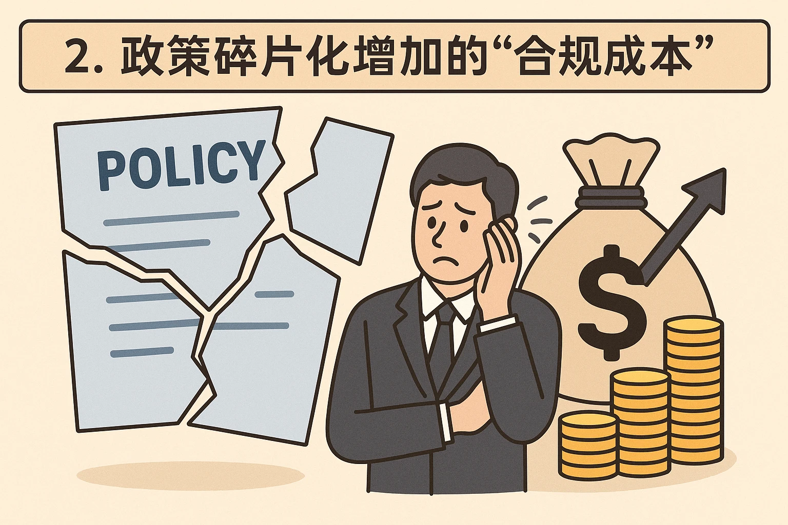 2. 政策碎片化增加的“合规成本”
