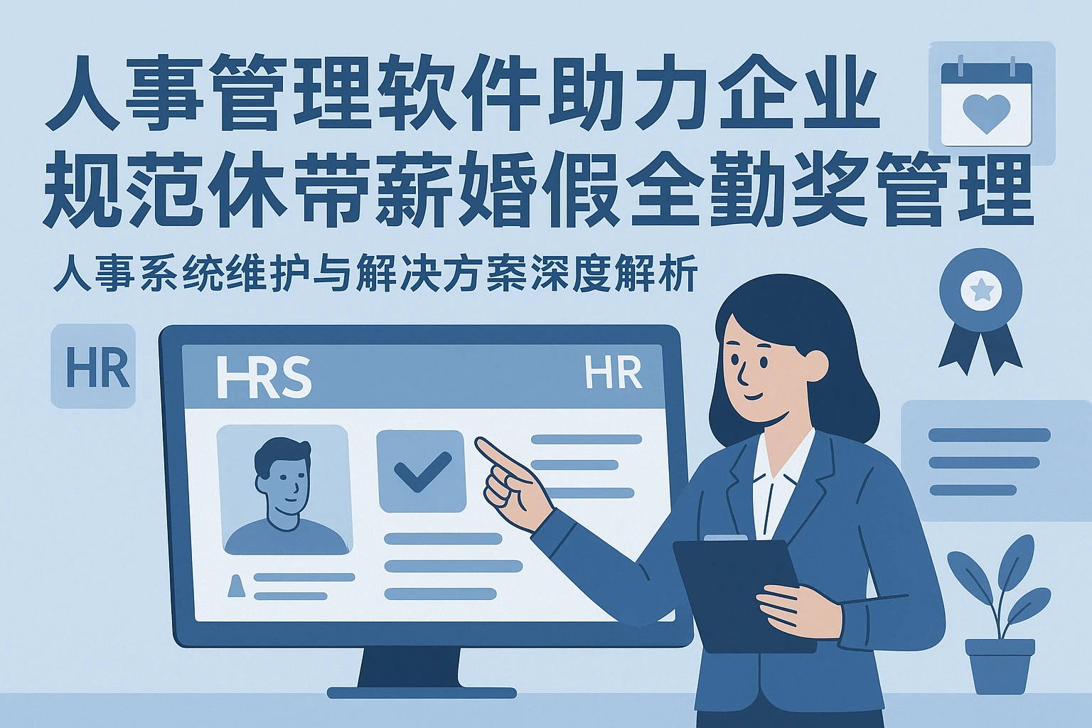人事管理软件助力企业规范休带薪婚假全勤奖管理——人事系统维护与解决方案深度解析