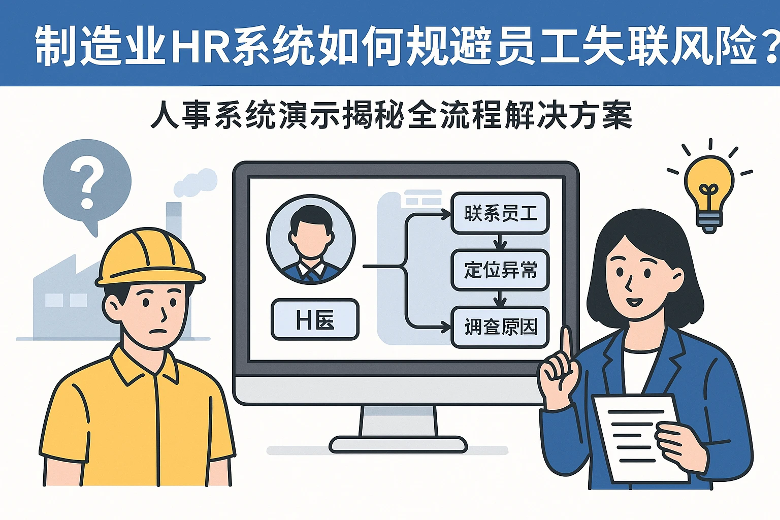 制造业HR系统如何规避员工失联风险？人事系统演示揭秘全流程解决方案