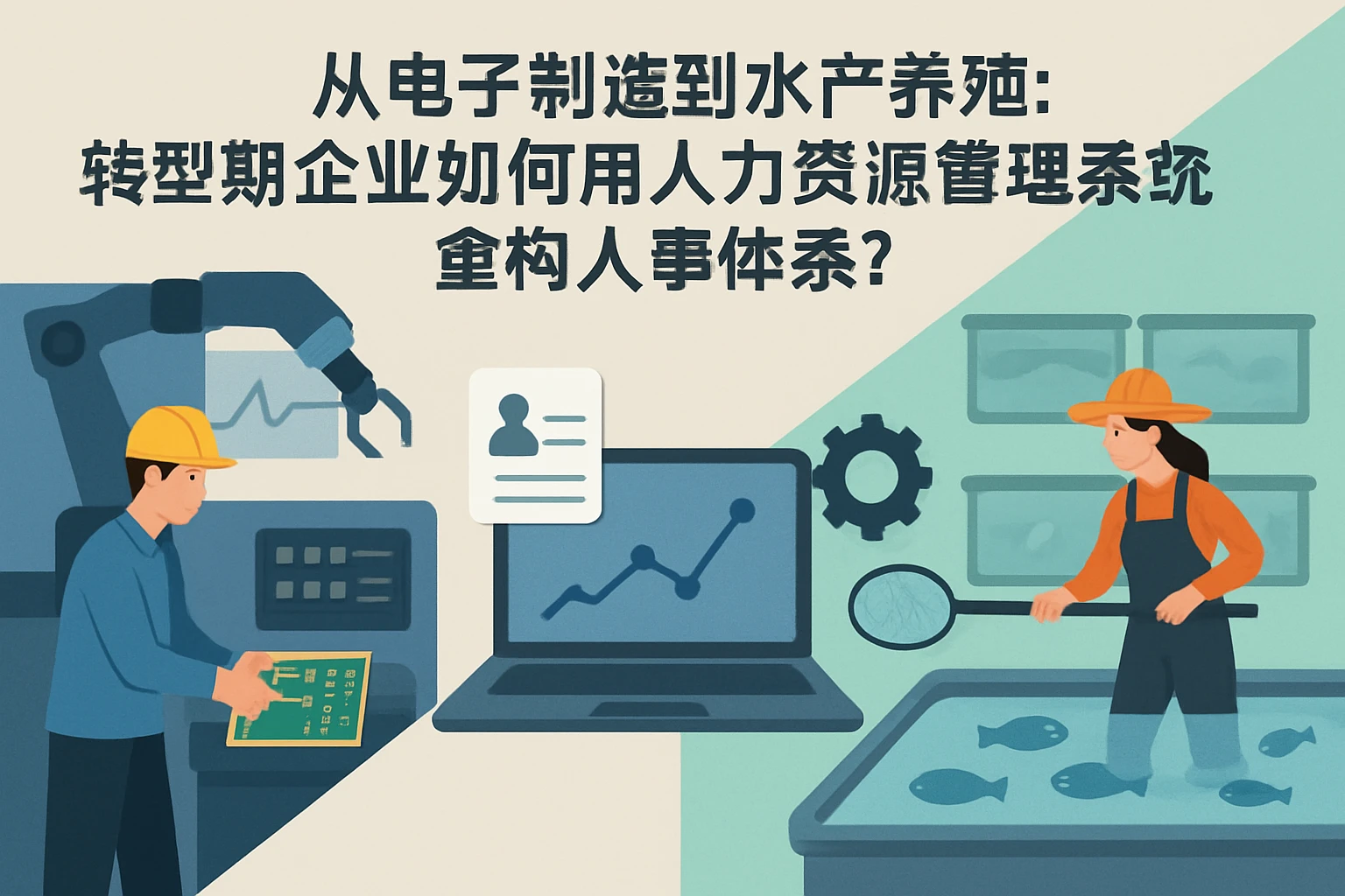 从电子制造到水产养殖：转型期企业如何用人力资源管理系统重构人事体系？