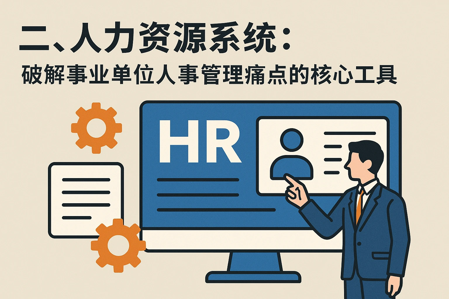 二、人力资源系统：破解事业单位人事管理痛点的核心工具
