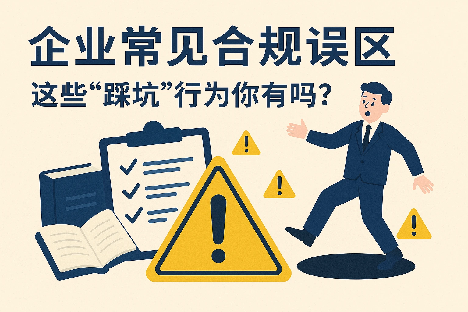 2. 企业常见合规误区：这些“踩坑”行为你有吗？