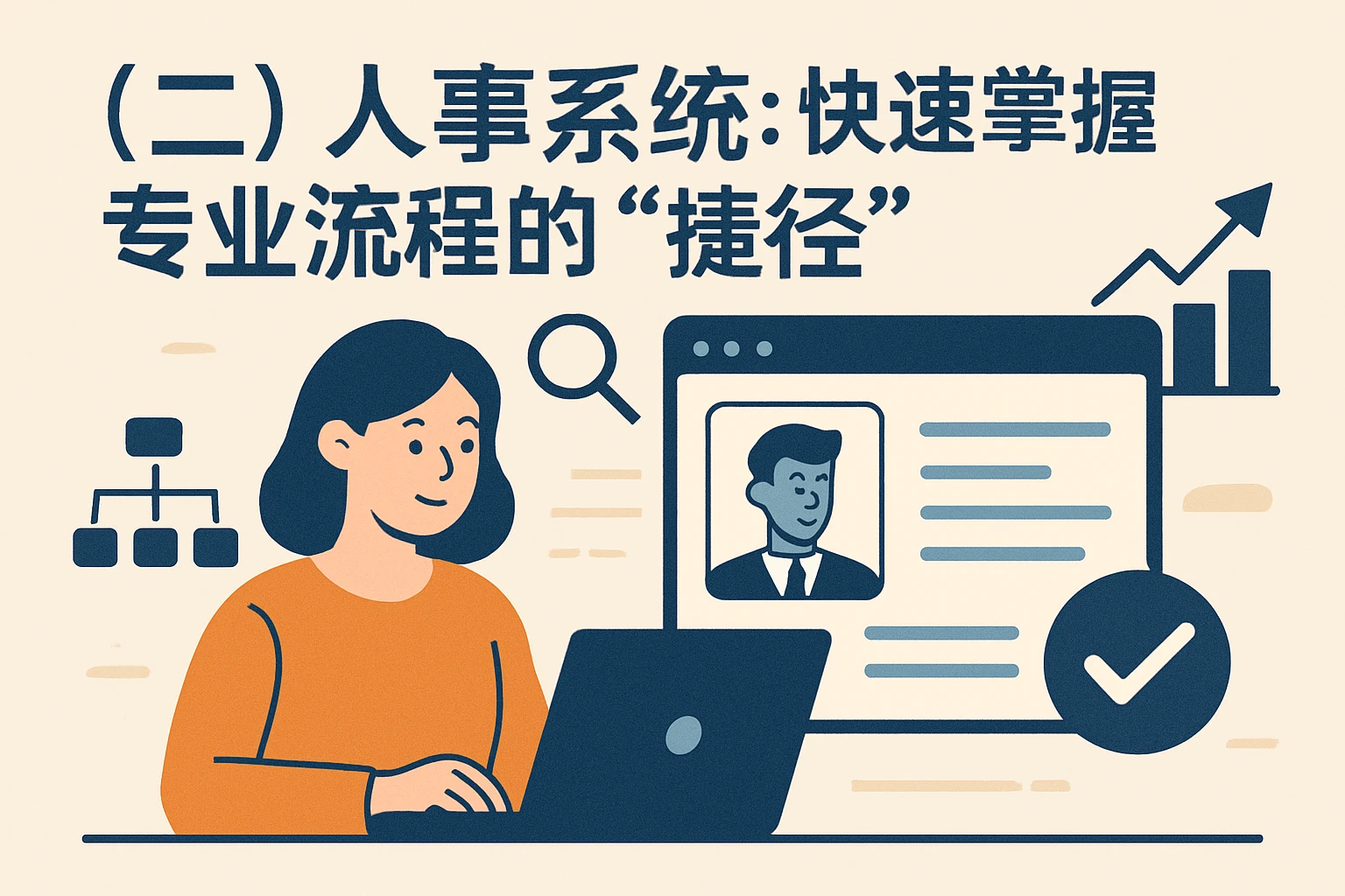 （二）人事系统：快速掌握专业流程的“捷径”