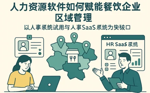 人力资源软件如何赋能餐饮企业区域管理：以人事系统试用与人事SaaS系统为突破口