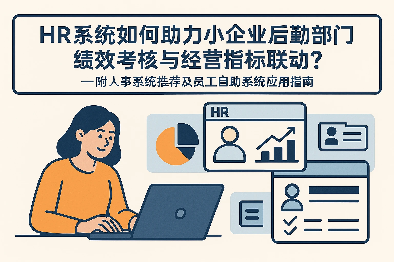 HR系统如何助力小企业后勤部门绩效考核与经营指标联动？——附人事系统推荐及员工自助系统应用指南