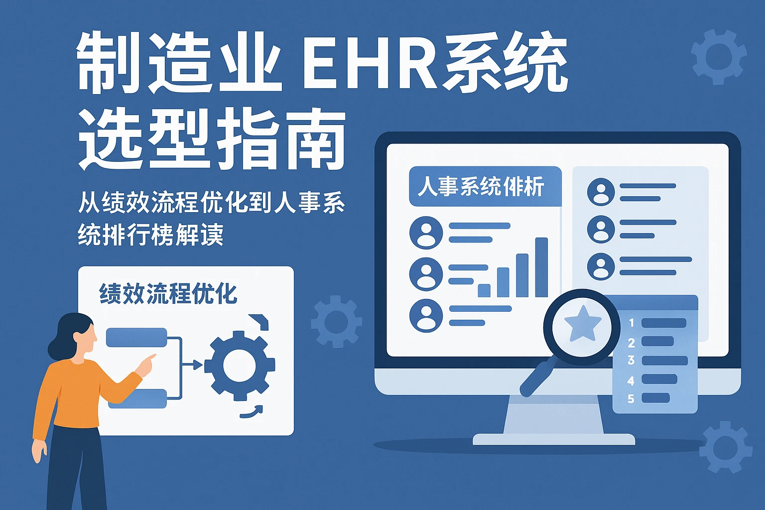 制造业EHR系统选型指南:从绩效流程优化到人事系统排行榜解读