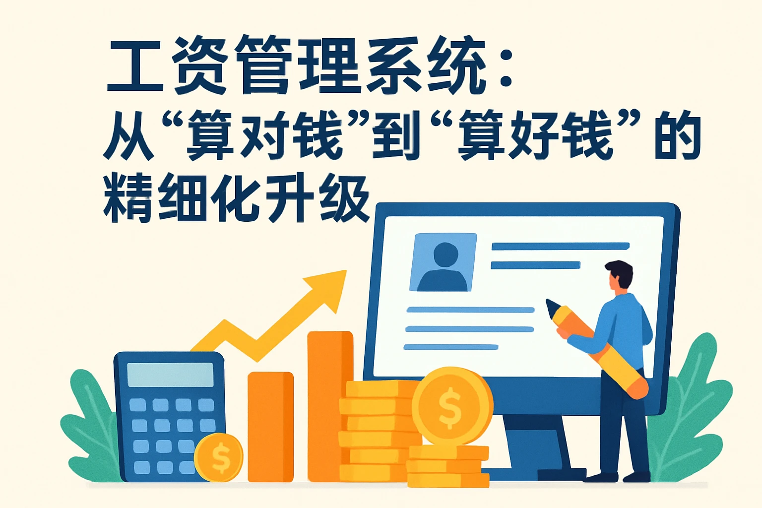 二、工资管理系统：从“算对钱”到“算好钱”的精细化升级