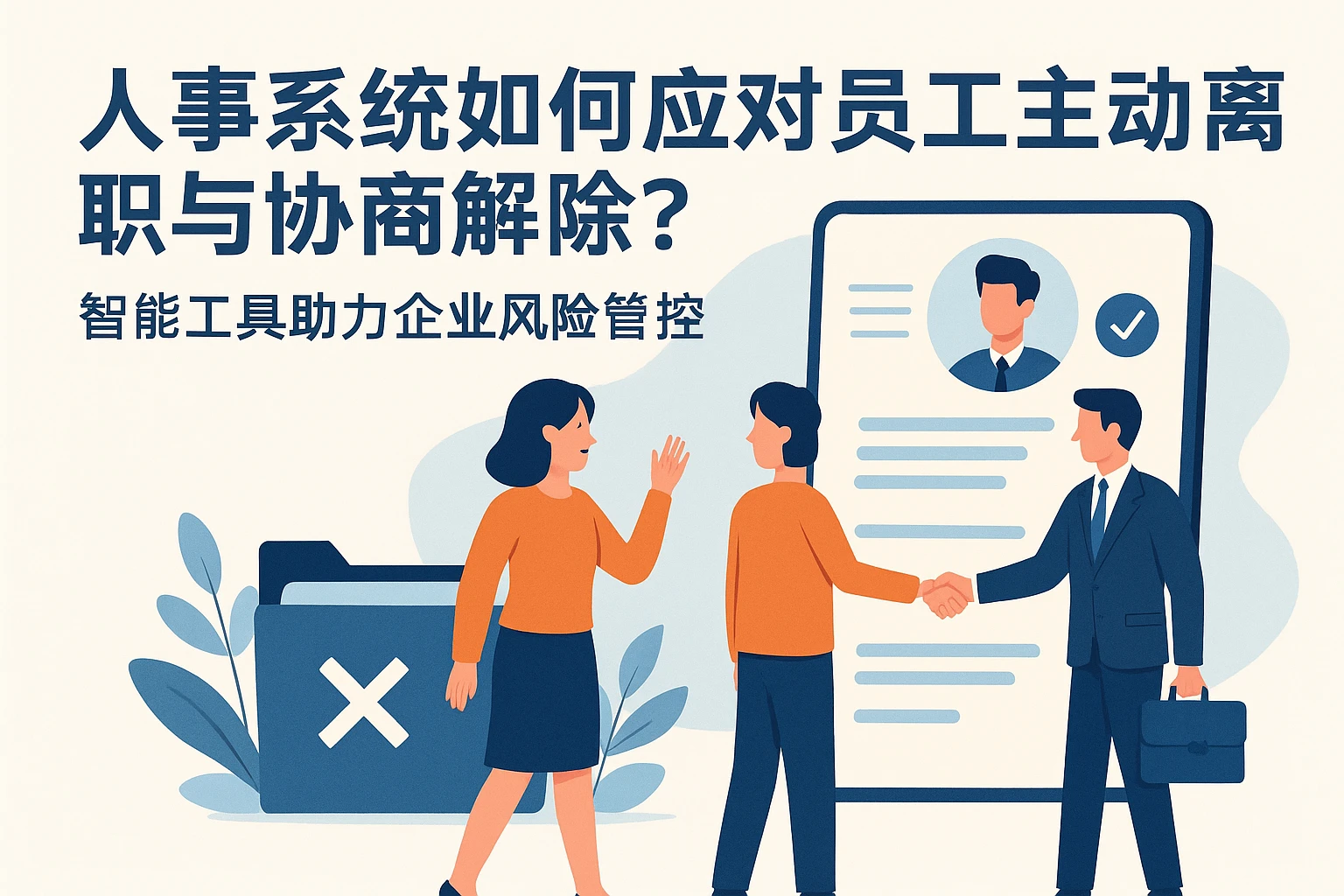 人事系统如何应对员工主动离职与协商解除？——智能工具助力企业风险管控