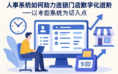 人事系统如何助力连锁门店数字化进阶——以考勤系统为切入点