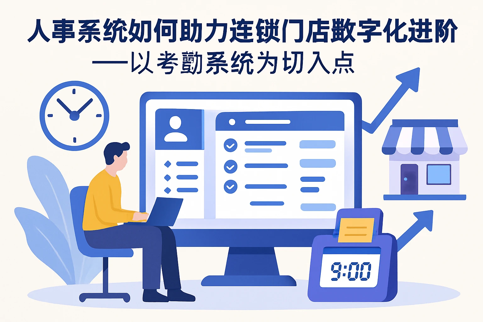 人事系统如何助力连锁门店数字化进阶——以考勤系统为切入点