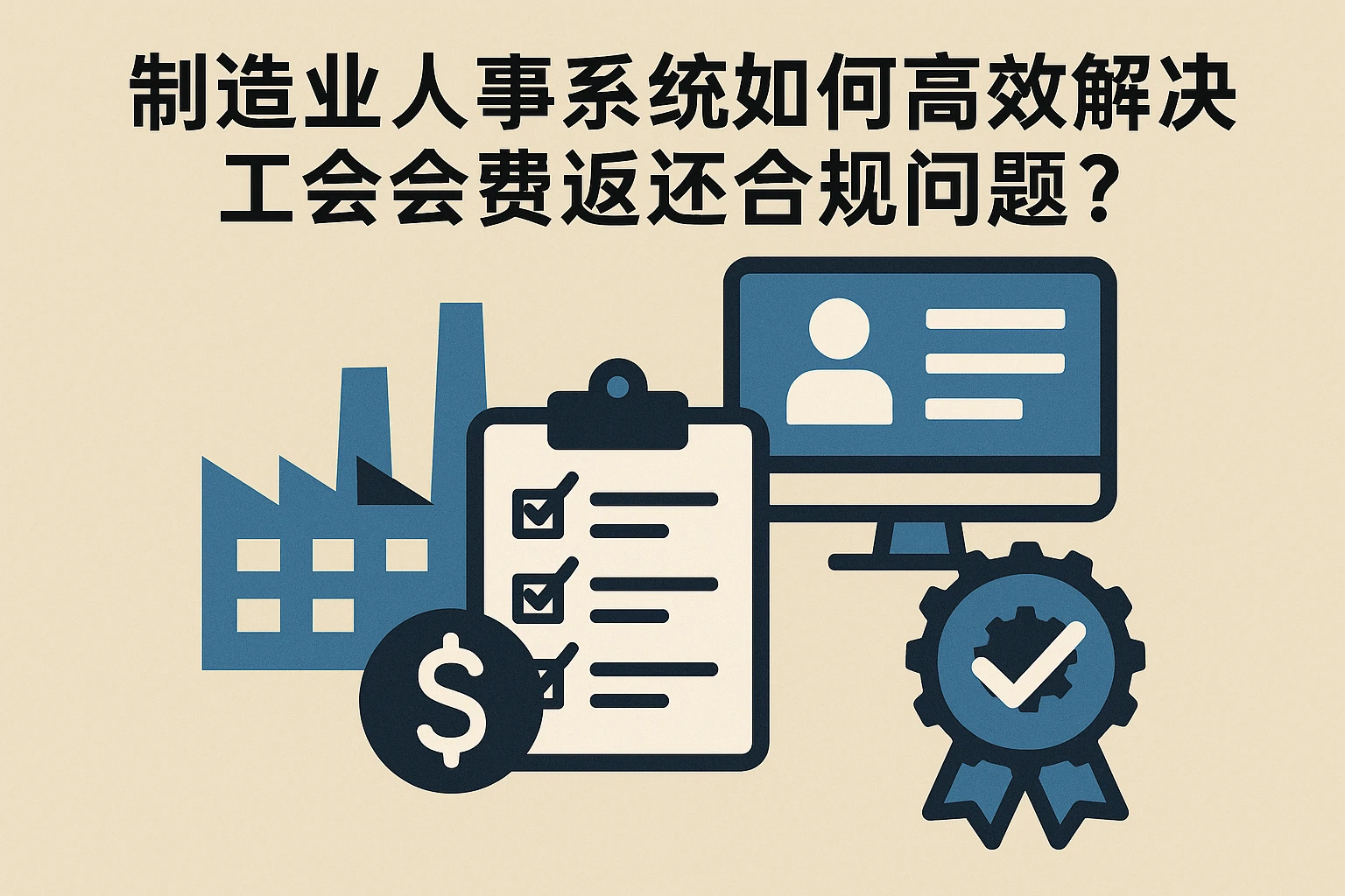制造业人事系统如何高效解决工会会费返还合规问题？