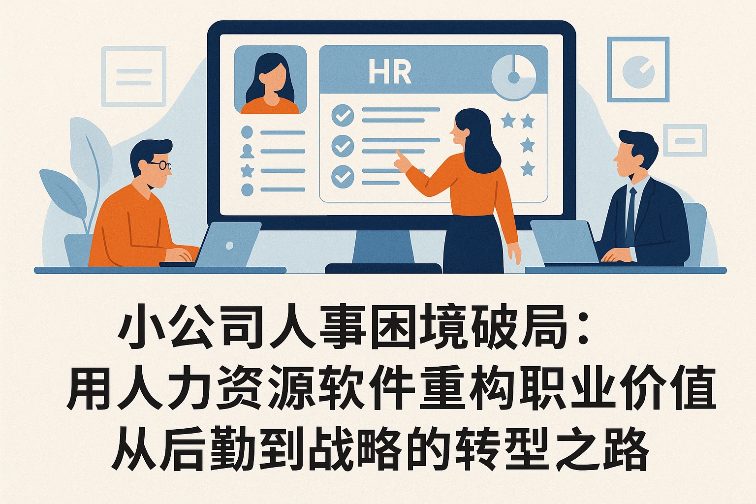 小公司人事困境破局：用人力资源软件重构职业价值，从后勤到战略的转型之路