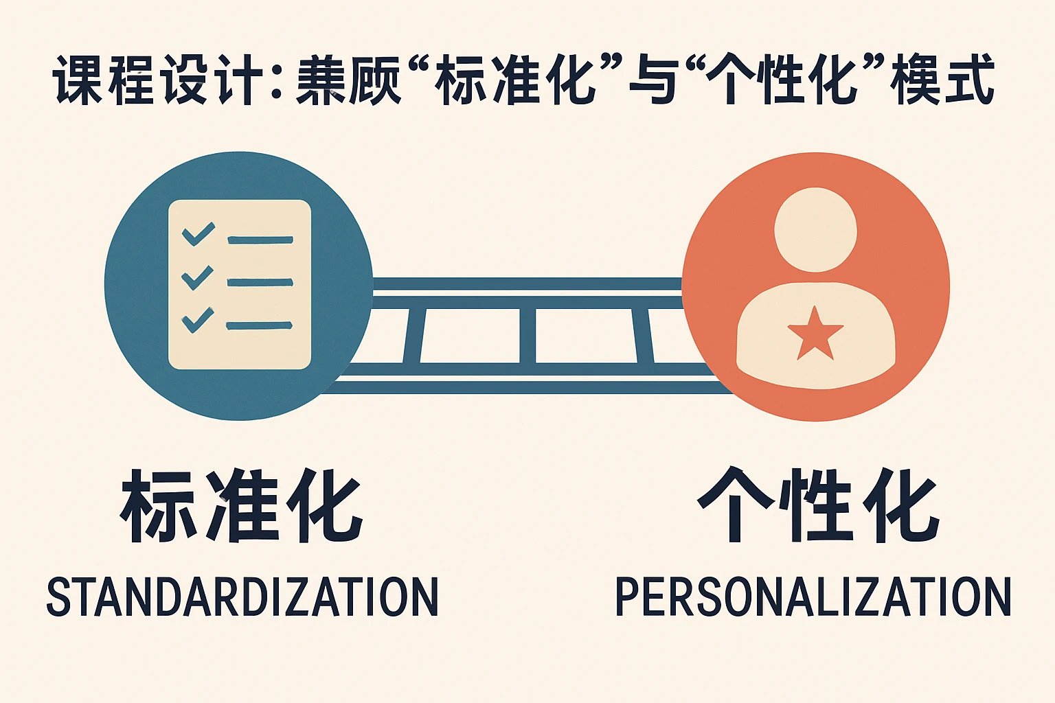 2. 课程设计：兼顾“标准化”与“个性化”的双轨模式