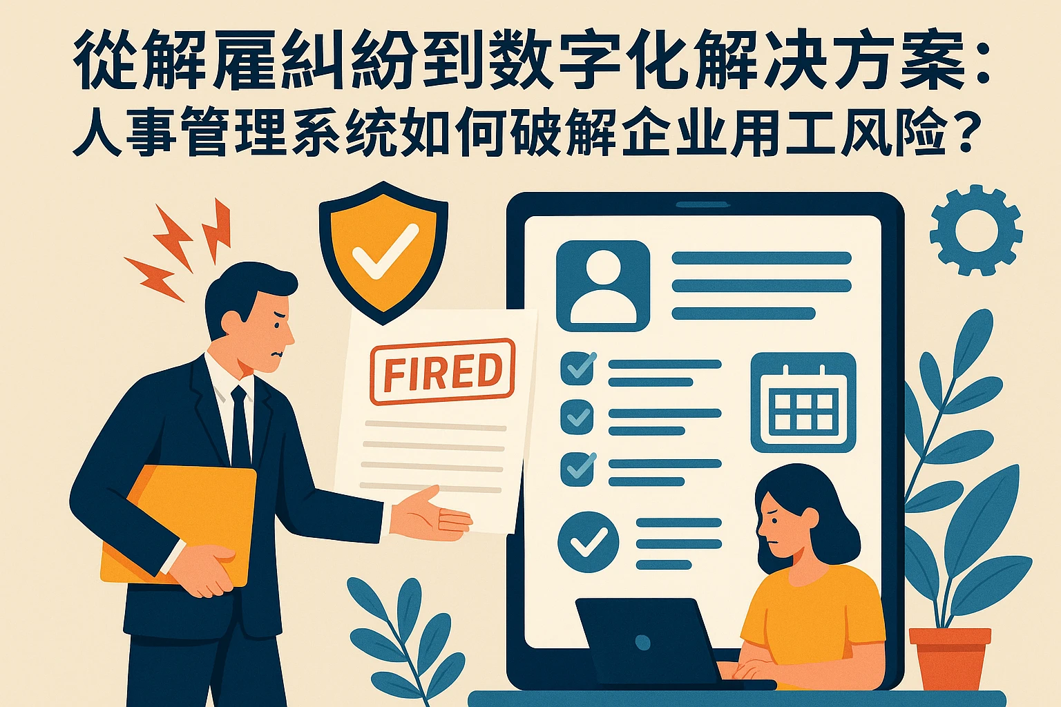 从解雇纠纷到数字化解决方案：人事管理系统如何破解企业用工风险？
