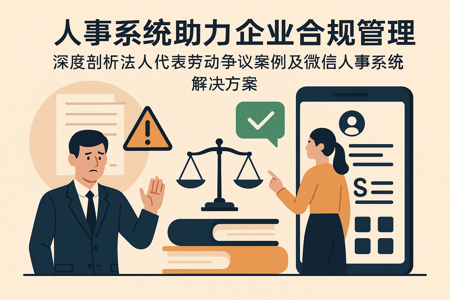 人事系统助力企业合规管理：深度剖析法人代表劳动争议案例及微信人事系统解决方案