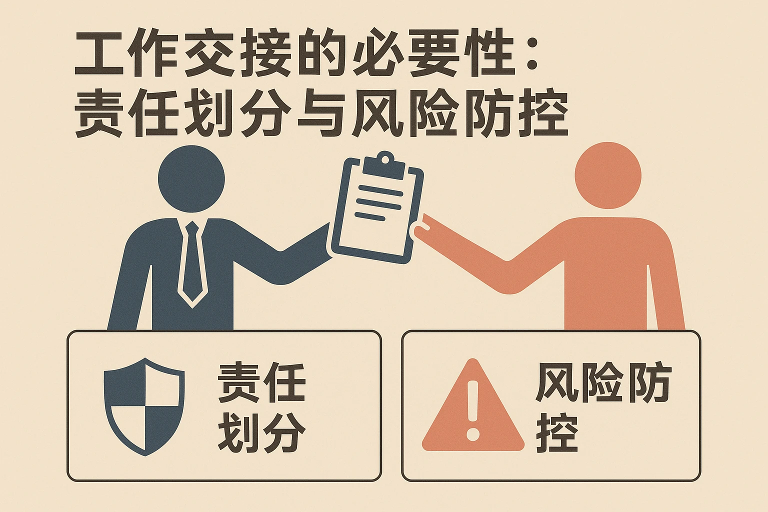 2. 工作交接的必要性：责任划分与风险防控