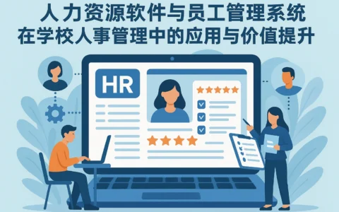 人力资源软件与员工管理系统在学校人事管理中的应用与价值提升